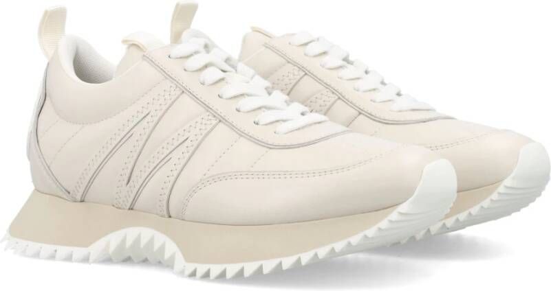 Moncler Stijlvolle lage top sneakers White Dames