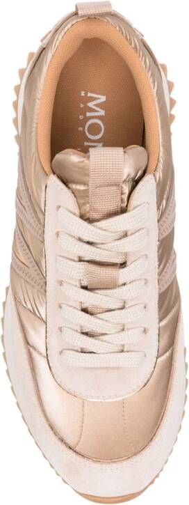 Moncler Stijlvolle Sneakers voor Dagelijks Gebruik Beige Dames