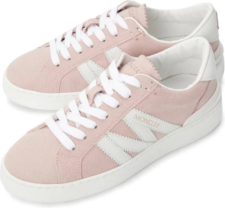 Moncler Stijlvolle Sneakers voor Mannen en Vrouwen Pink Dames