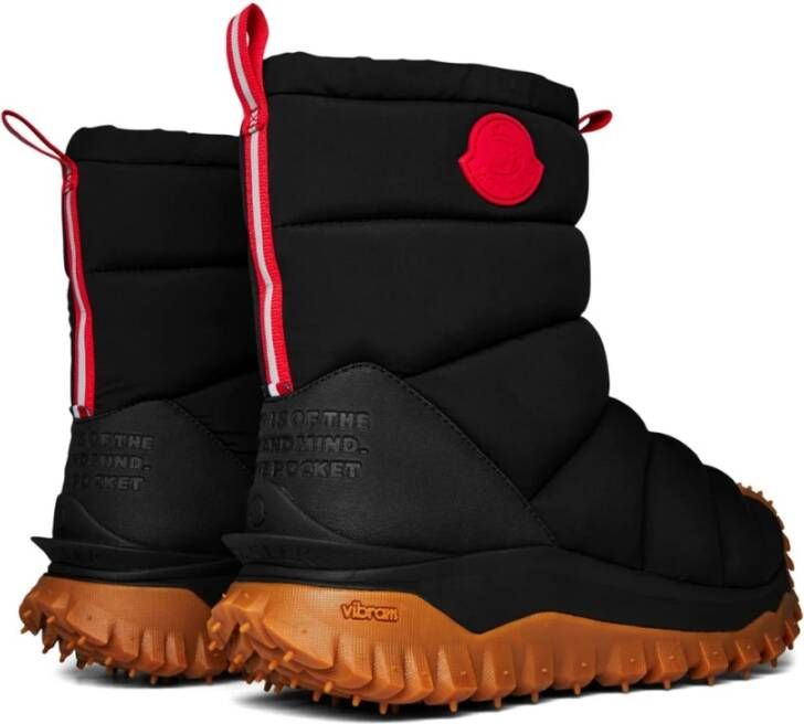 Moncler Trailgrip Apres Sneeuwlaarzen Zwart Logo Black Heren