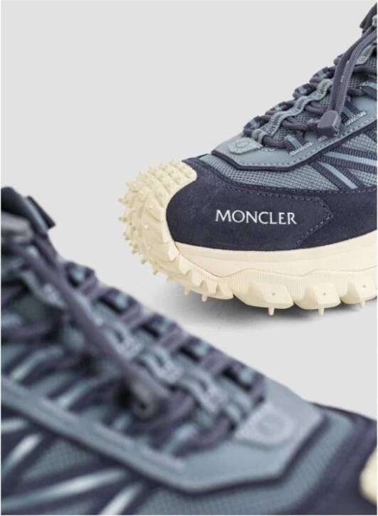 Moncler TrailGrip Blauwe Sneakers met Vibram Zool Blue Heren