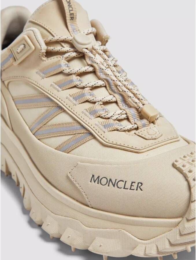 Moncler Waterafstotende Nylon Sneakers Beige Heren