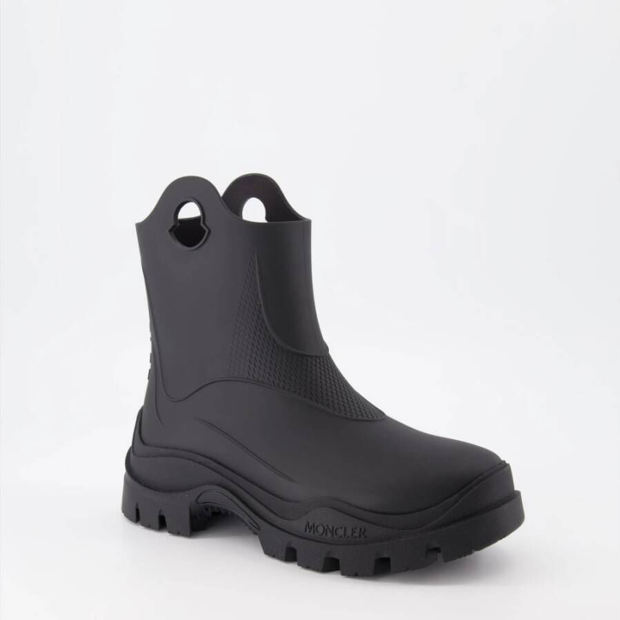 Moncler Waterdichte Slip-On Regenlaarzen Black Dames