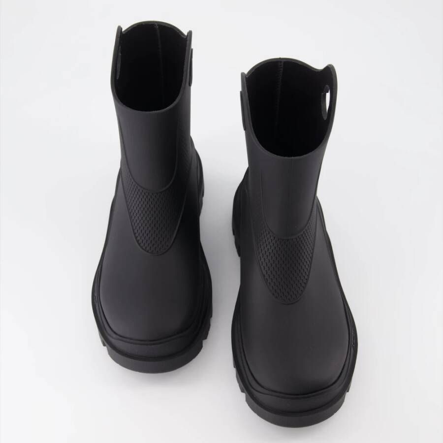 Moncler Waterdichte Slip-On Regenlaarzen Black Dames