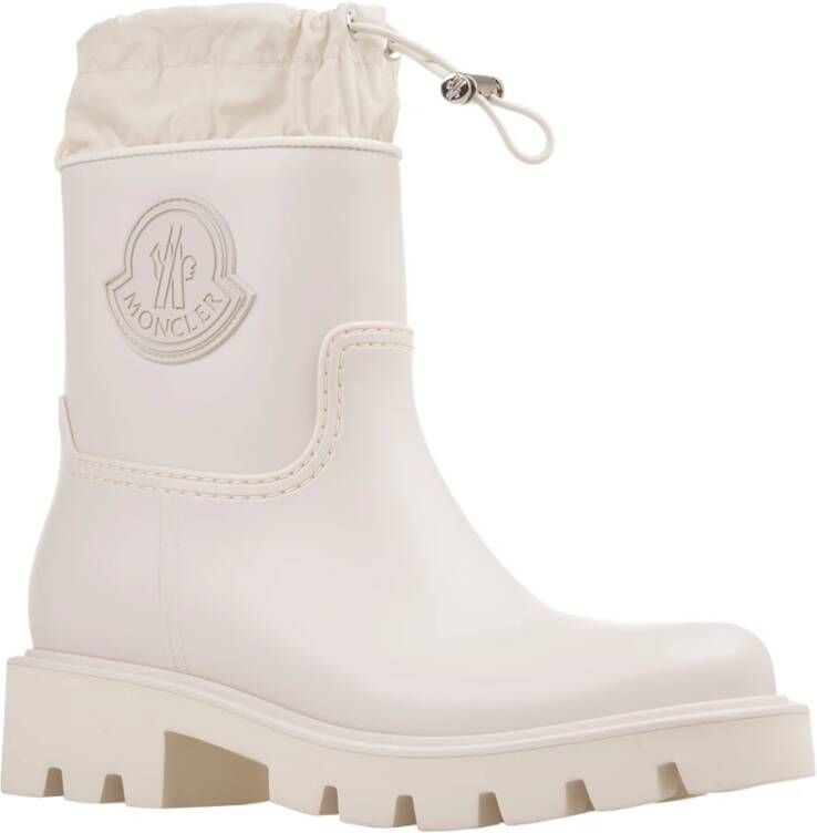 Moncler Witte Kicktream Regen Enkellaarzen White Dames