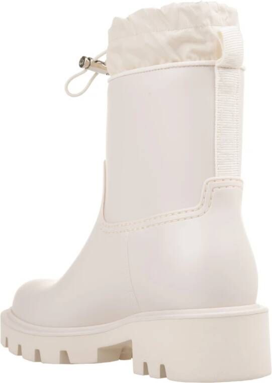 Moncler Witte Kicktream Regen Enkellaarzen White Dames