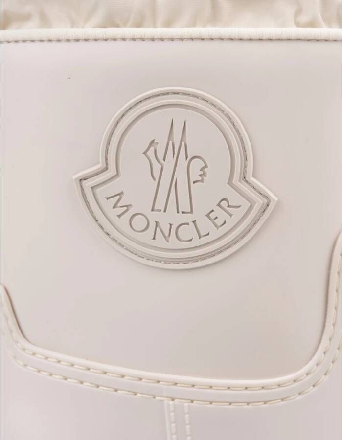 Moncler Witte Kicktream Regen Enkellaarzen White Dames