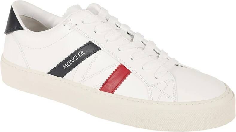 Moncler Witte lage sneakers White Heren