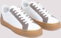 Moncler Witte Leren Sneakers Stijlvol Model White Heren - Thumbnail 3