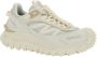 Moncler Witte Logo Sneakers Leer Vrouw Beige Dames - Thumbnail 1