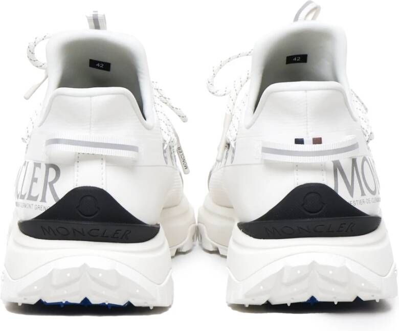 Moncler Witte Sneakers met Inkeping Zool White Heren