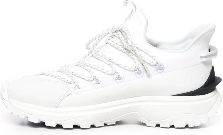 Moncler Witte Sneakers met Inkeping Zool White Heren