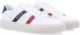 Moncler Leren Sneakers met Tricolor Banden Multicolor Heren - Thumbnail 2