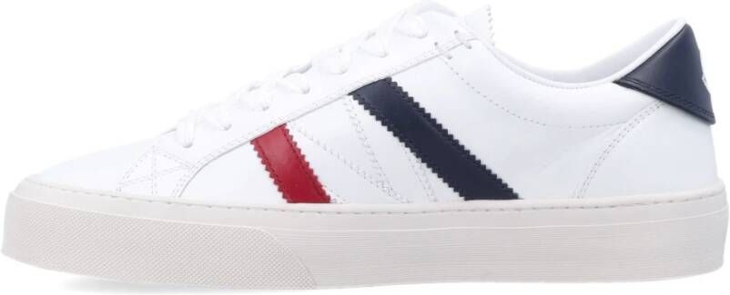 Moncler Witte Sneakers Monaco2 Stijl White Heren