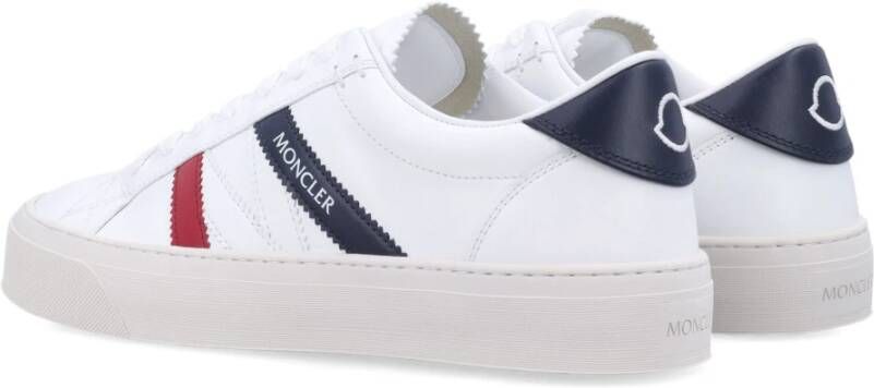 Moncler Witte Sneakers Monaco2 Stijl White Heren