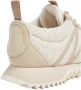 Moncler Stijlvolle Sneakers met Vetersluiting Beige Dames - Thumbnail 5