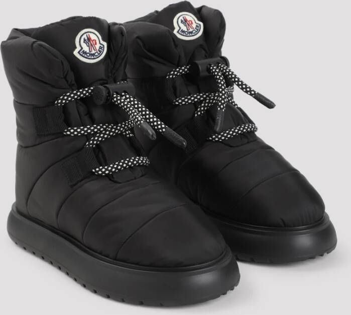 Moncler Zwarte enkellaarzen voor vrouwen Black Dames