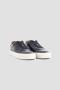 Moncler Zwarte Lage Top Leren Sneakers Black Heren - Thumbnail 2