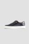 Moncler Zwarte Lage Top Leren Sneakers Black Heren - Thumbnail 4