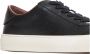 Moncler Zwarte Leren Lage Sneakers Black Heren - Thumbnail 3