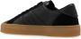 Moncler Zwarte leren sneakers Aw24 Black Heren - Thumbnail 4