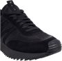 Moncler Zwarte Nylon & Suède Stadstrainer Black Heren - Thumbnail 4