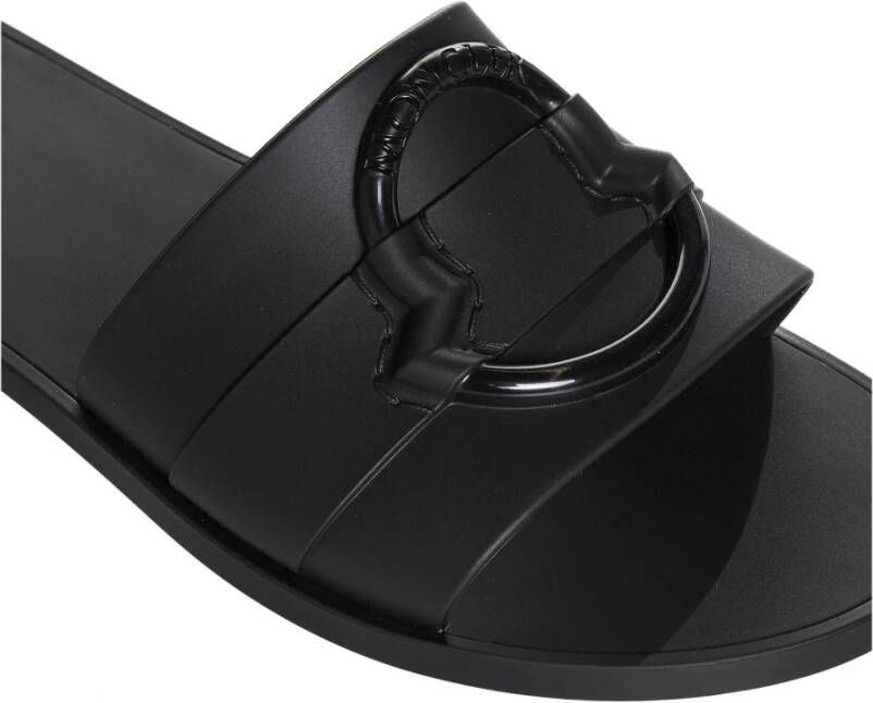 Moncler Zwarte Sandalen voor Zomerse Stijl Black Dames