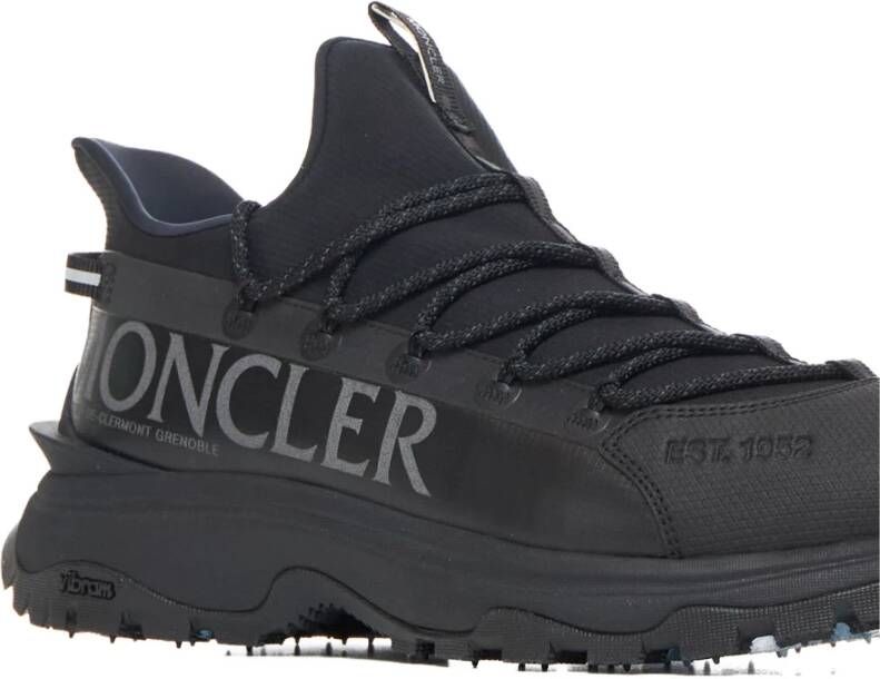 Moncler Zwarte Sneakers voor Mannen Black Heren