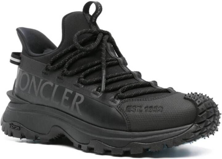 Moncler Zwarte Trailgrip Lite2 Sneakers Black Dames