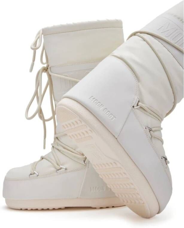 moon boot Beige Gewatteerde Tie-Dye Laarzen Beige Dames