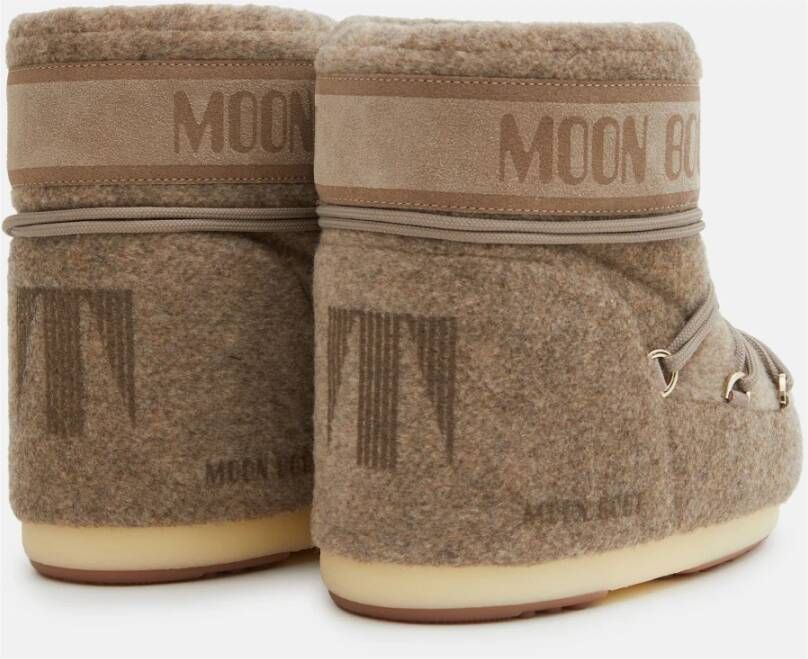 moon boot Beige Vilt Icon Low Laarzen Beige Dames