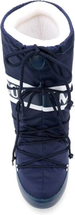 moon boot Blauwe Waterafstotende Gevoerde Winterlaarzen Blue Dames