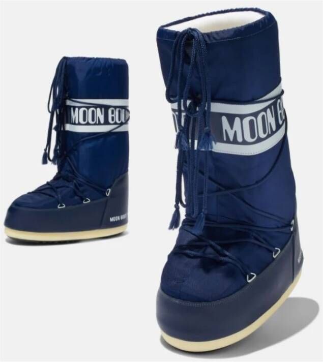 moon boot Blauwe Winterlaarzen voor Mannen Blue Dames