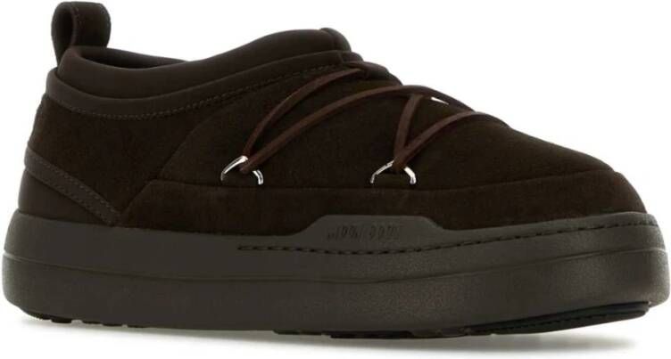 moon boot Bruin suède Slip-Ons Park Icon Brown Heren