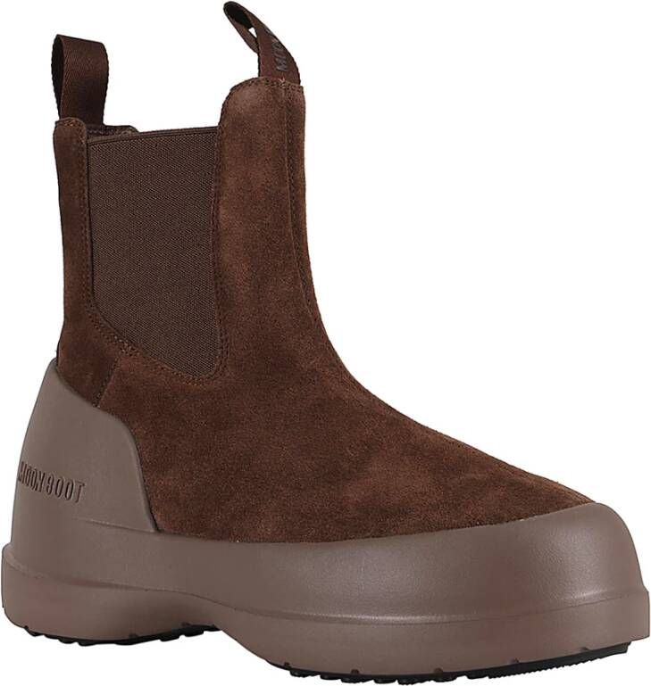 moon boot Chelsea Suede City Capsule Laarzen Brown Dames