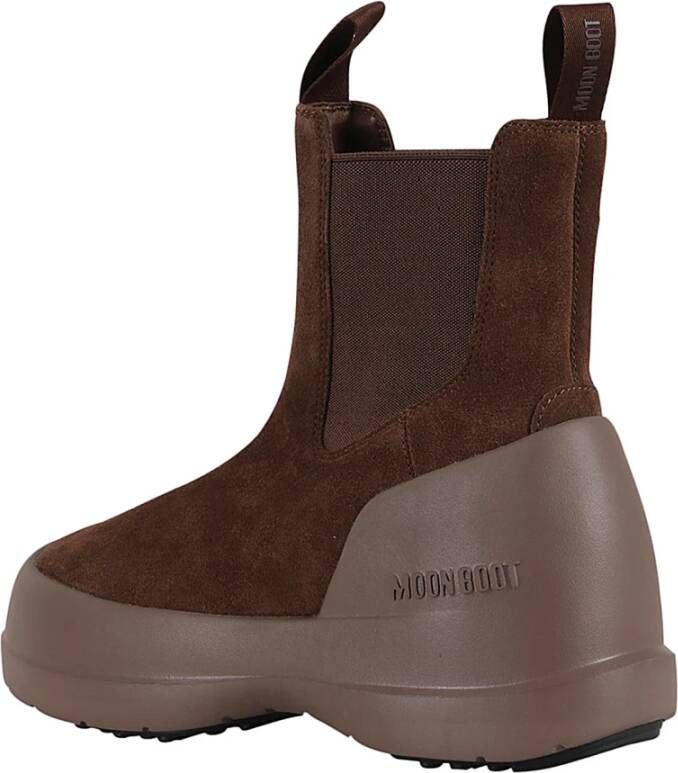 moon boot Chelsea Suede City Capsule Laarzen Brown Dames