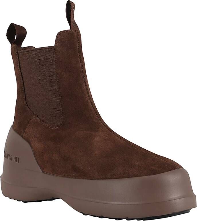 moon boot Chelsea Suede Winterlaarzen Brown Heren