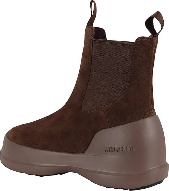 moon boot Chelsea Suede Winterlaarzen Brown Heren