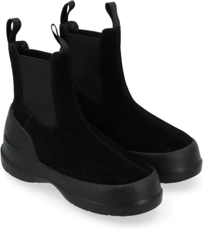 moon boot Chelsea Suede Zwarte Laarzen Black Dames