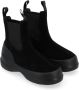 Moon boot Chelsea Suede Zwarte Laarzen Black Dames - Thumbnail 4