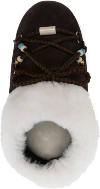 moon boot Chunky Winter Sjaals met Voor Sluiting Brown Dames