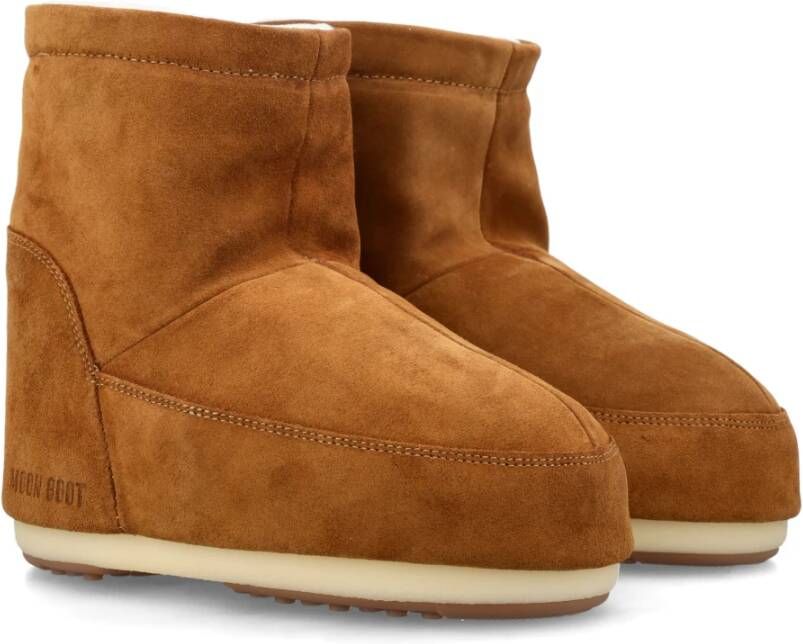 moon boot Cognac Gesloten Icon Low Boots Brown Heren