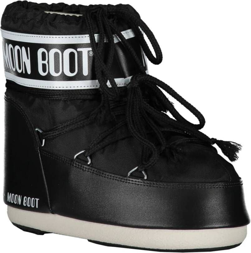 moon boot Contrasterende Logo Sneeuwlaarzen Black Dames