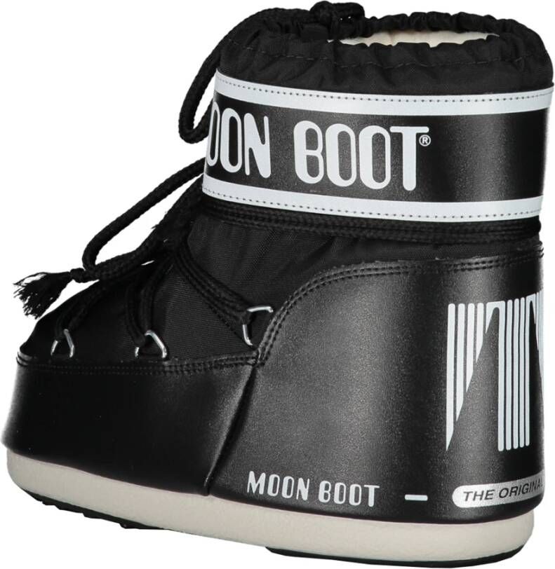 moon boot Contrasterende Logo Sneeuwlaarzen Black Dames