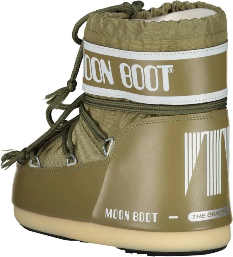 moon boot Contrasterende Logo Snowboots Beige Dames