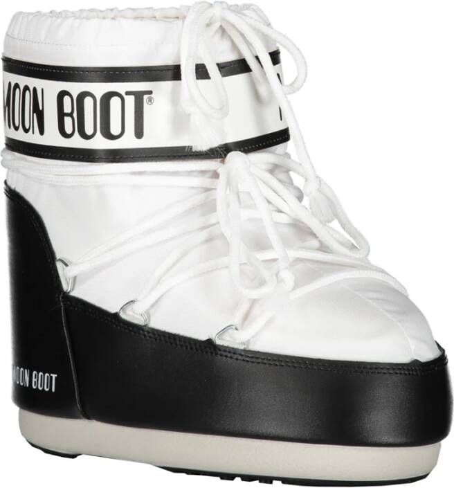 moon boot Contrasterende Logo Snowboots White Dames