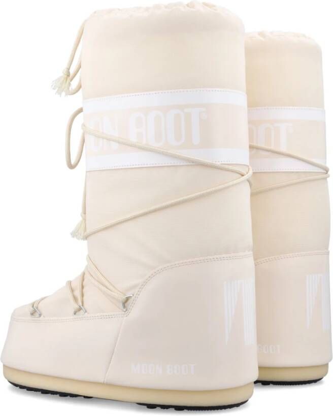 moon boot Crème Gesloten Icon High Nylon Laarzen Beige Dames