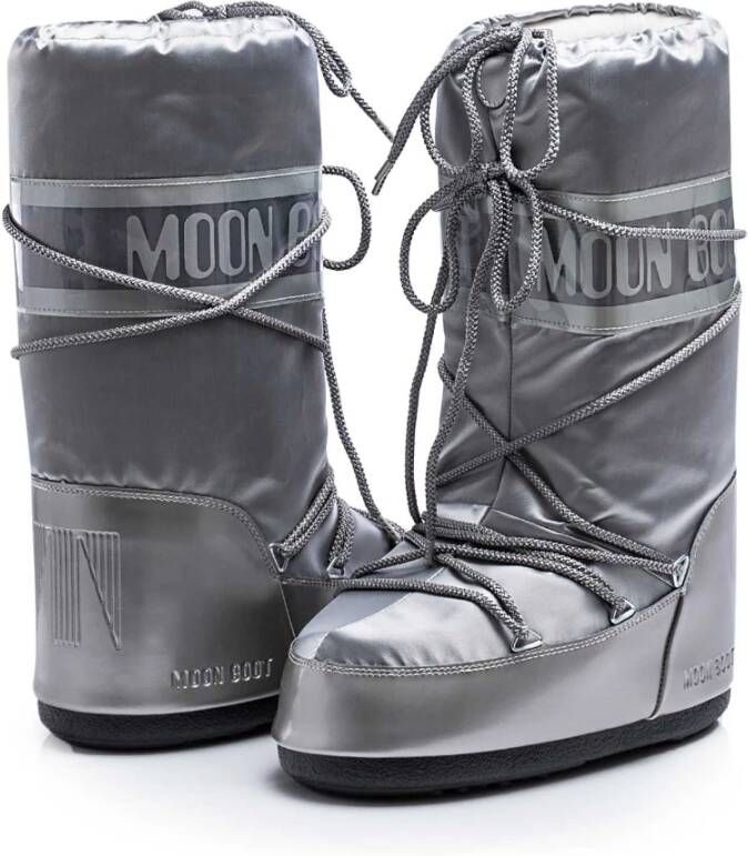 moon boot Dames Sneeuwlaarzen Icon Stijl Gray Dames