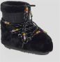 Moon boot Faux Fur Beads Winter Schoen Black Dames - Thumbnail 2