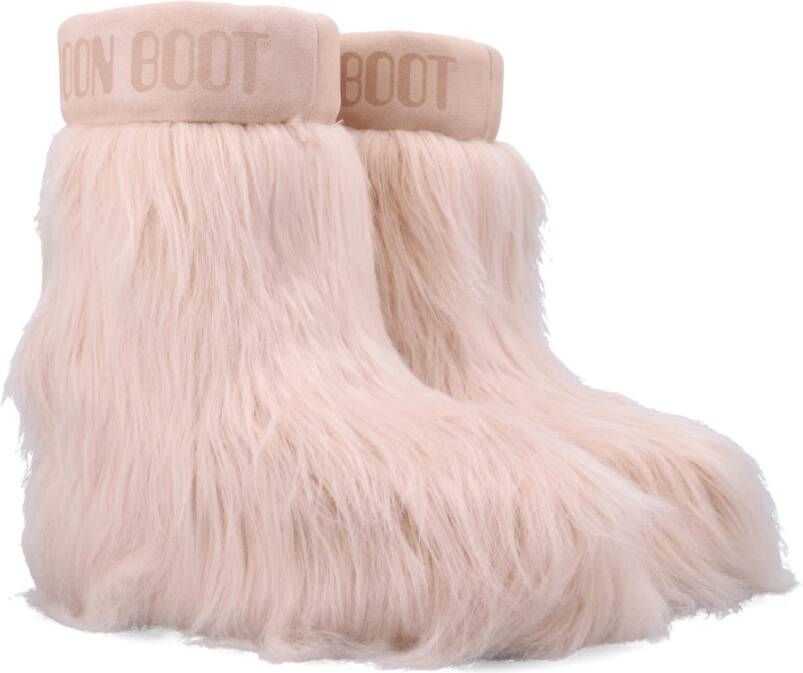 moon boot Faux-Fur Mid Laarzen Roze Pink Dames